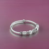 Sterling Silver Simple Lining Kada for Girls - Aggarwal jewels