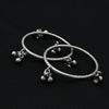 Silver Fine Art Hanging Beads Girls Kada - Aggarwal jewels