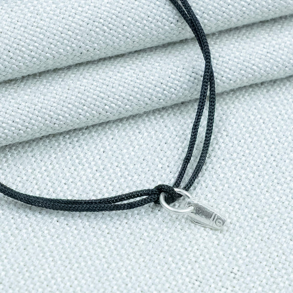 His & Hers Black Thread Premium Silver Knife(chaku) Charm Perfect Boy and Girl Combo - Aggarwal jewels