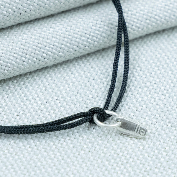 His & Hers Black Thread Premium Silver Knife(chaku) Charm Perfect Boy and Girl Combo - Aggarwal jewels