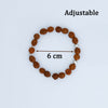 Shiv Energy Rudraksha Bracelet with Silver Accents - Aggarwal jewels