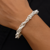 Classic Silver Rope Chain Bracelet for Men - Aggarwal jewels
