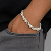 Classic Silver Rope Chain Bracelet for Men - Aggarwal jewels