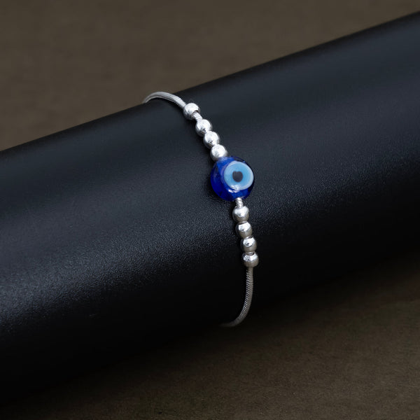 Good Luck Evil Eye Adjustable Bead Bracelet - Aggarwal jewels
