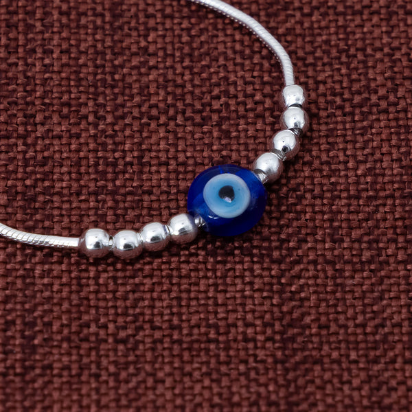 Good Luck Evil Eye Adjustable Bead Bracelet - Aggarwal jewels