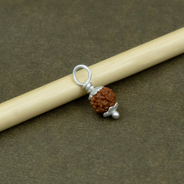 Silver Rudraksha Classic Pendant - Aggarwal jewels