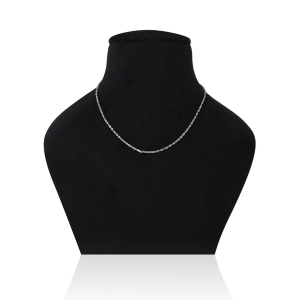 Silver Glossy Round Chain - Aggarwal jewels