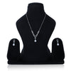 Sterling Silver Teardrop Chain Necklace Set - Aggarwal jewels