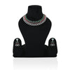 Premium Silver Bridal Jewellery Set of Gemstone - Aggarwal jewels