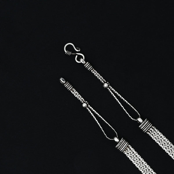 Glamorous Pearl Design Silver Chain Necklace for Women - Aggarwal jewels