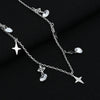 Fashionable Star Charms Sterling Silver Necklace for Women - Aggarwal jewels