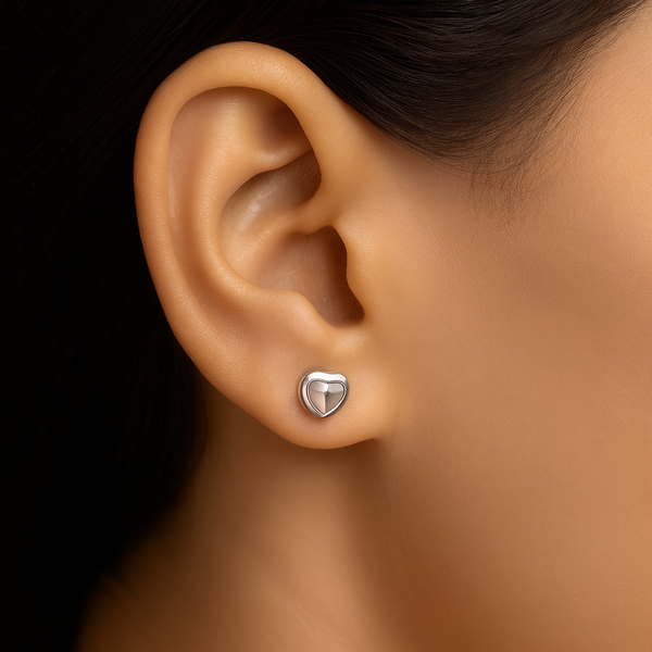 Love Heart Pendant with Crystal Earrings - Aggarwal jewels