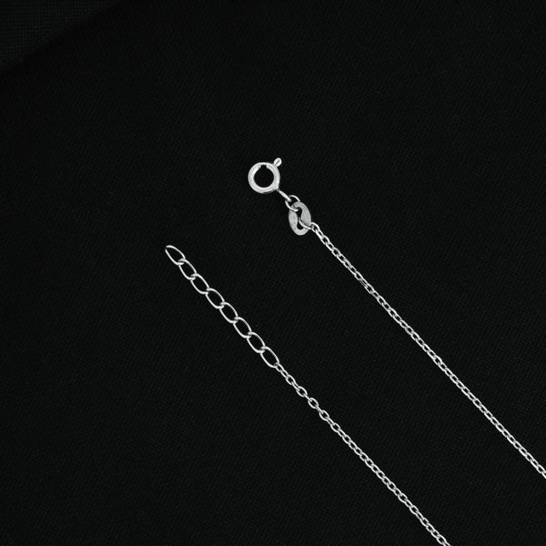 Red Heart Design Chain Pendant with Multiple Stones - Aggarwal jewels