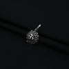 Sterling Silver Center Om Surya Design Pendant - Aggarwal jewels