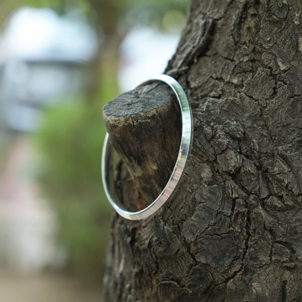 Classic Plain Silver Kada for Men/Women - Aggarwal jewels