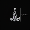 Mahadev Mahakal Silver Locket/Pendent with Trishul - Aggarwal jewels