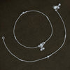 Simple Silver Chain Anklet - Aggarwal jewels