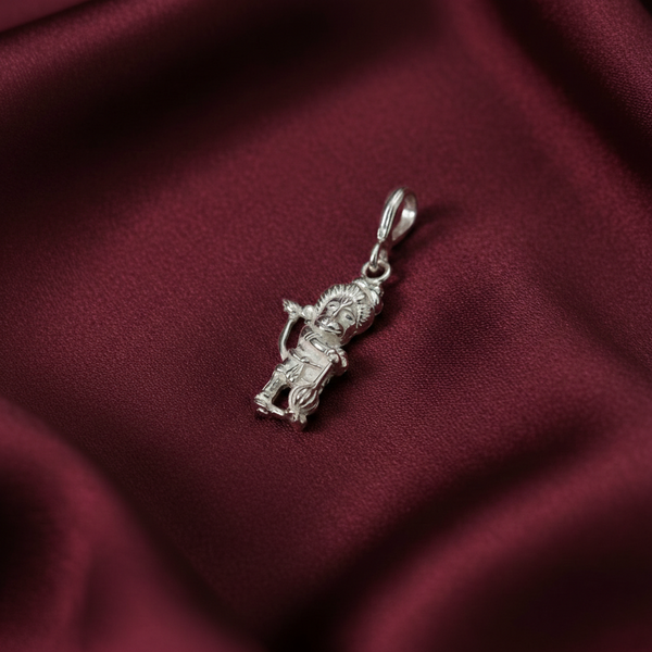 Sankat Mochan Hanuman Pendant in Pure Silver - Aggarwal jewels