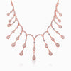 Rose Gold Celebration Necklace - Aggarwal jewels