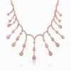 Rose Gold Celebration Necklace - Aggarwal jewels