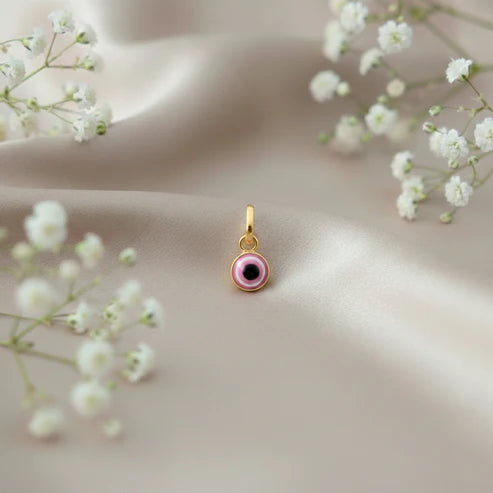 Silver Evil Eye Different Colors Pendant Necklace for Protection - Aggarwal jewels