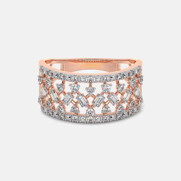 The Ayane Band Ring - Aggarwal jewels