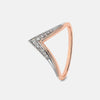 The Francoise Chevron Ring - Aggarwal jewels