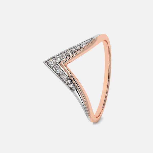 The Francoise Chevron Ring - Aggarwal jewels
