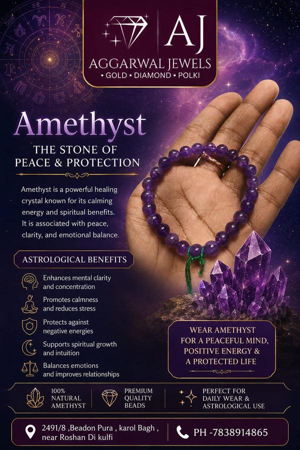 Amethyst Bracelet - Aggarwal jewels