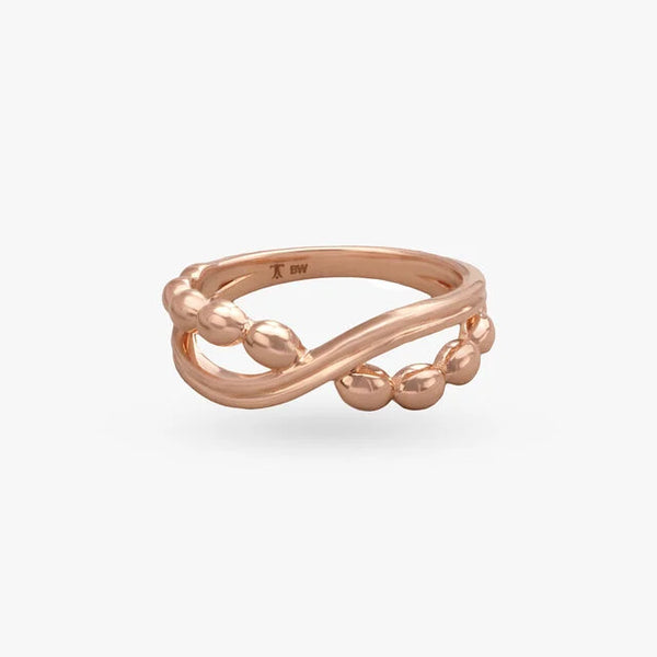 Sphere Chic Gold Finger Ring - Aggarwal jewels