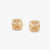 Enchanted Grid Gold Stud Earrings - Aggarwal jewels