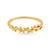 Entrancing Leaf Pattern Gold Finger Ring - Aggarwal jewels