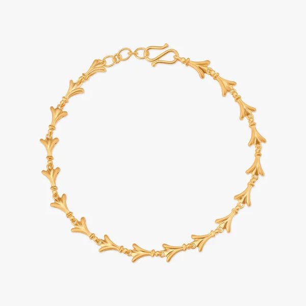 Flowerbud Gold Bracelet - Aggarwal jewels