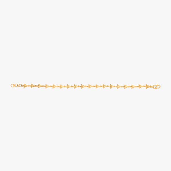 Flowerbud Gold Bracelet - Aggarwal jewels
