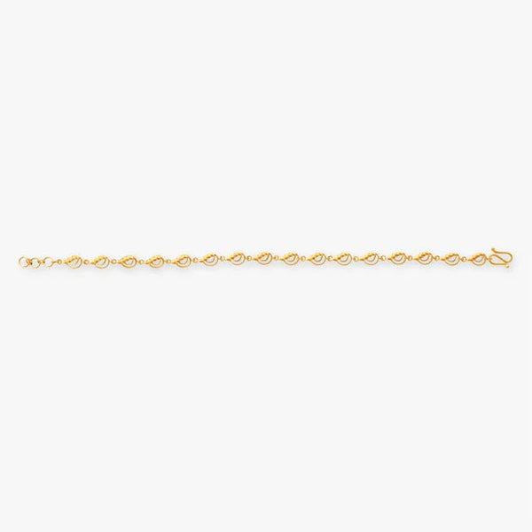 Wavy Gold Bracelet - Aggarwal jewels
