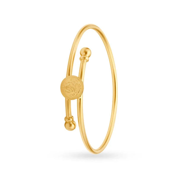 Traditional Temple Gold Bangle - Aggarwal jewels