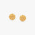 Petal Layer Gold Stud Earrings - Aggarwal jewels