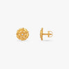 Petal Layer Gold Stud Earrings - Aggarwal jewels
