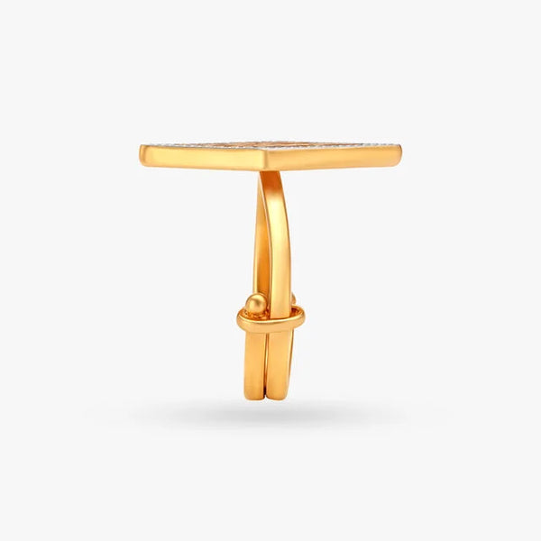 Brilliant Dual Tone Ring - Aggarwal jewels