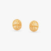 Little Bloom Gold Stud Earrings for Kids - Aggarwal jewels