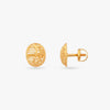 Little Bloom Gold Stud Earrings for Kids - Aggarwal jewels