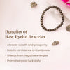 Energised Raw Pyrite Bracelet - 10x Stronger - Aggarwal jewels