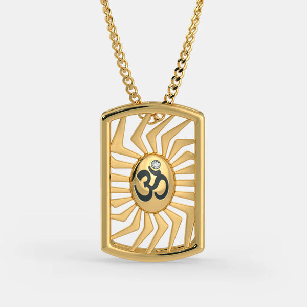 The Om Sutra Pendant