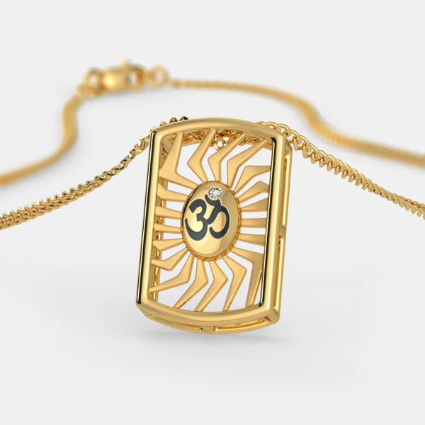 The Om Sutra Pendant