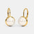 The Baggy Pearl Hoop Earrings - Aggarwal jewels
