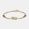 The Leesha Infinity Mangalsutra Bracelet - Aggarwal jewels