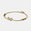 The Leesha Infinity Mangalsutra Bracelet - Aggarwal jewels