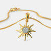 The Glorious Sun Pendant - Aggarwal jewels