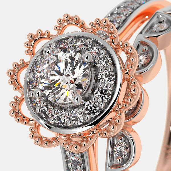 The Ullani Bridal Ring Set - Aggarwal jewels