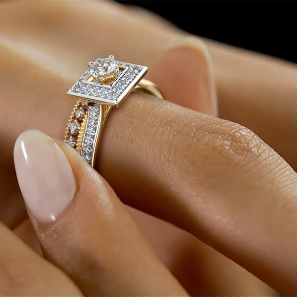 The Nomi Bridal Ring Set - Aggarwal jewels